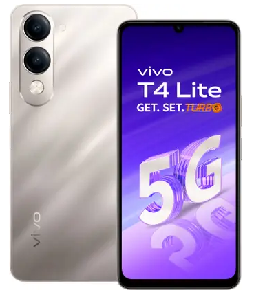 vivo T4 Lite 5G Charger in the Box (Titanium Gold, 128 GB)  (4 GB RAM)